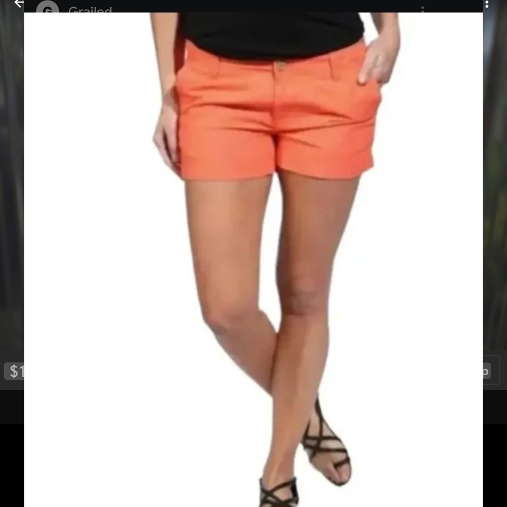 Wilfred High Waist Orange Tailored Shorts